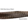 Electriduct Electriduct 304 Stainless Steel Braided Sleeving BS-ED-SS-100-10